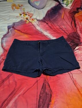 St. John's Bay Navy Casual Cotton Bermuda Shorts